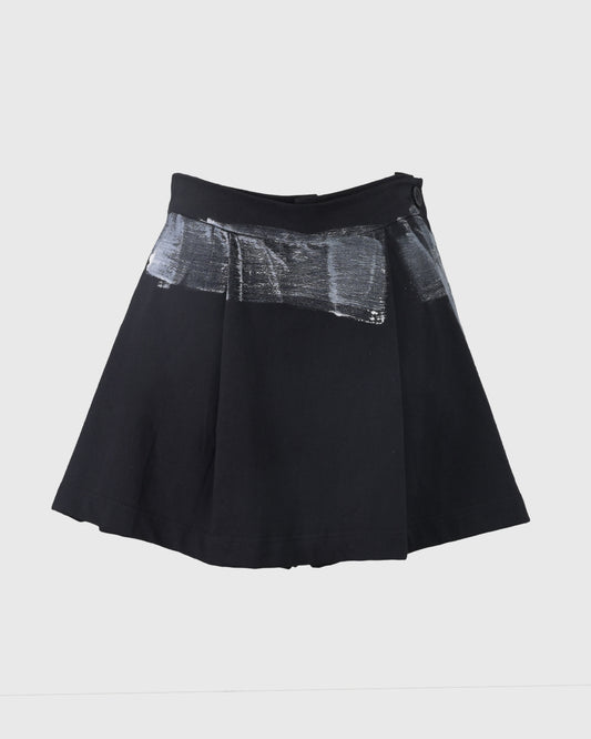 Rok Pendek | DRP Skort GTB-04 | Baby Terry | Black | Lakon Indonesia