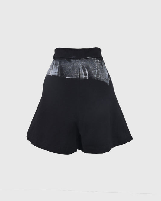Rok Pendek | DRP Skort GTB-04 | Baby Terry | Black | Lakon Indonesia