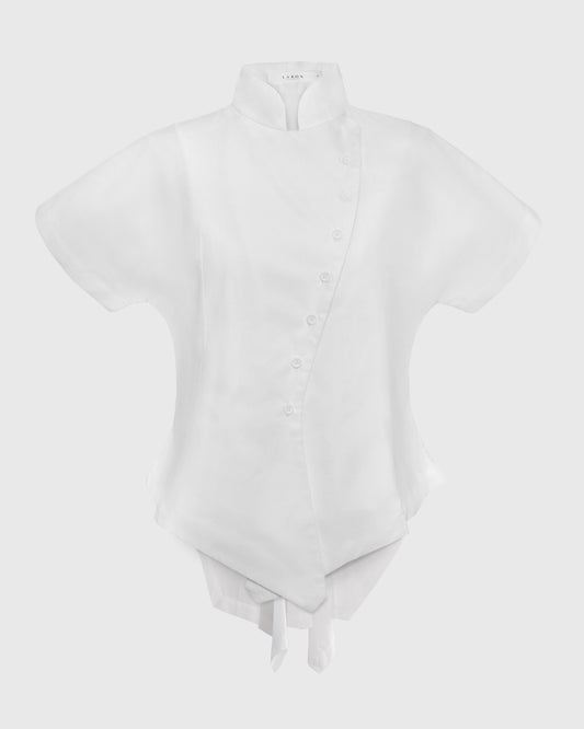 Lakon Beskap Wanita Harsa Peplum Shirt HRT-01 Poplin