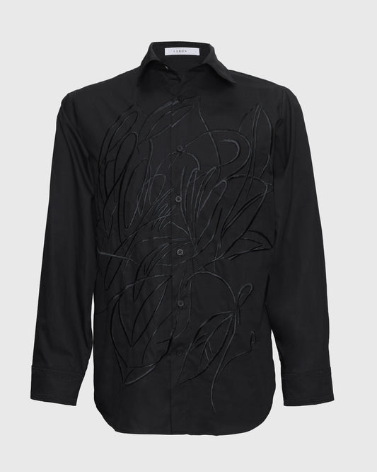 Lakon Kemeja Pria Harsa Flower Embroidery L/S Shirt HRT-02
