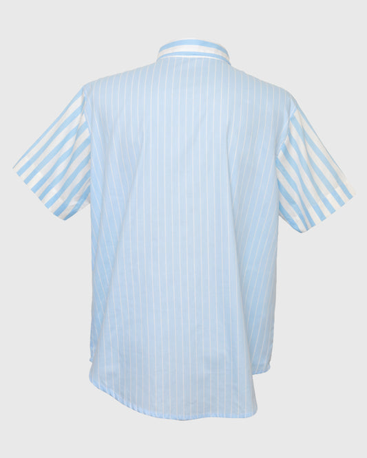 Lakon Indonesia - Kemeja Polo Harsa S/S Shirt HRT-05 Atasan Pria Lengan Pendek Garis Casual
