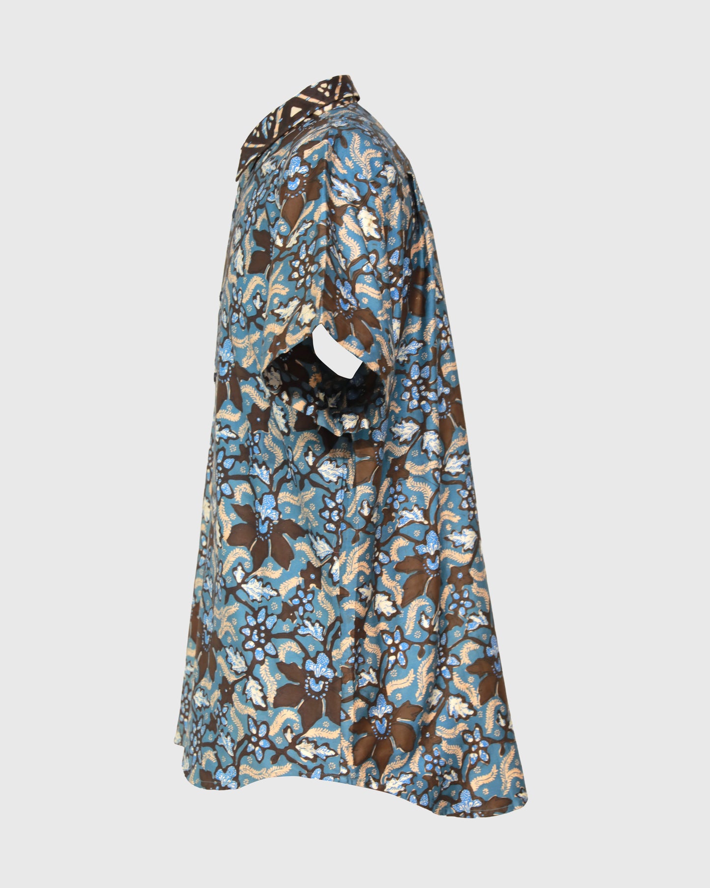 S/S Basic Shirt Batik Bunga LW Kemeja Pria