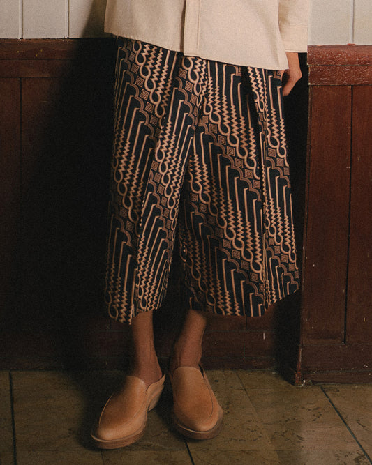 Sarong Pallazo Long Batik Cap Parang Seno Besar - Unisex - F226