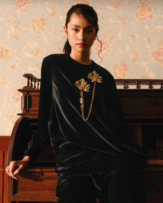 Kurung L/S Blouse - F226