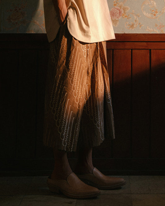 Sarong Pallazo Long Batik Cap Parang Seno Besar - Unisex - F226