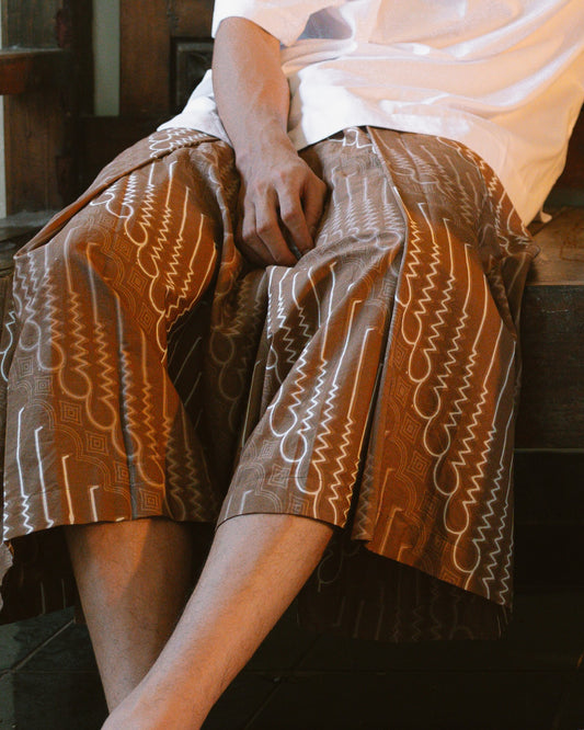 Sarong Pallazo Long Batik Cap Parang Seno Besar - Unisex - F226