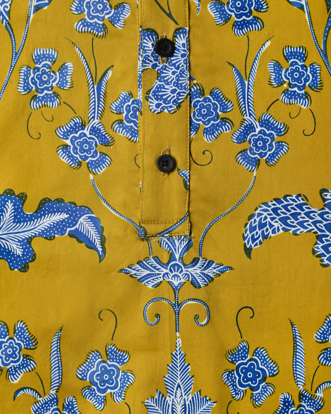 F325 MenPoloShirt BatikBungaBiru - AR-MT02