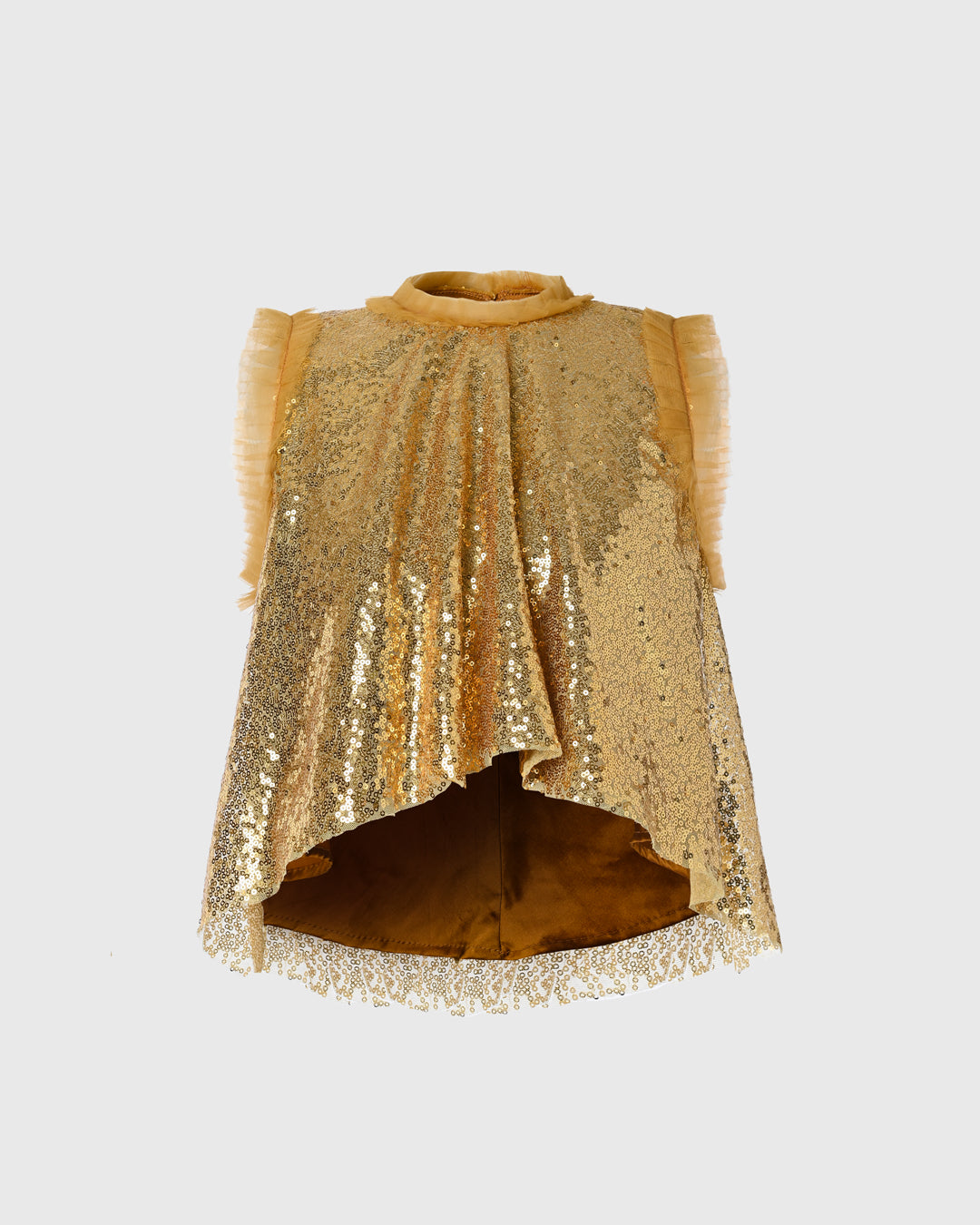 F325 A-line Crop Top Sequin F325T