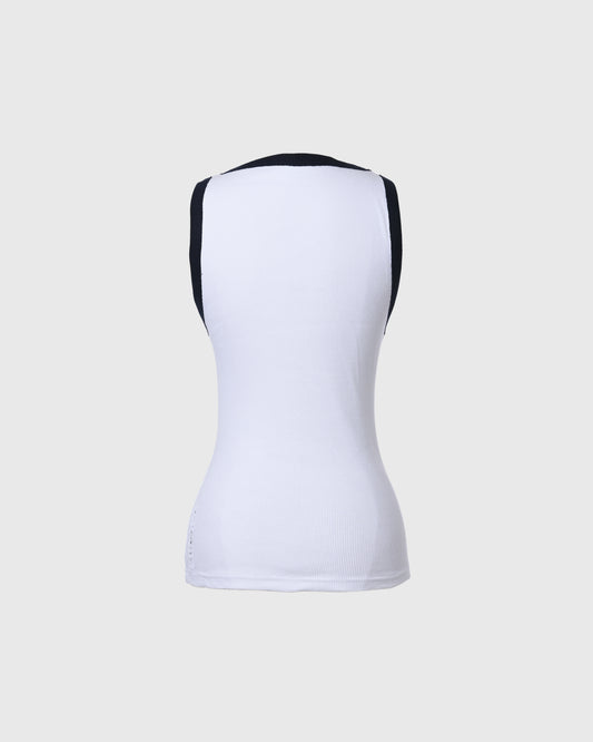 PM Contrast Round Neck Singlet PMT-21