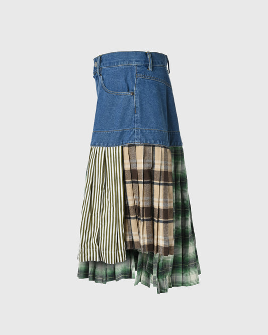 UR Mix Fabric Skirt URB-13