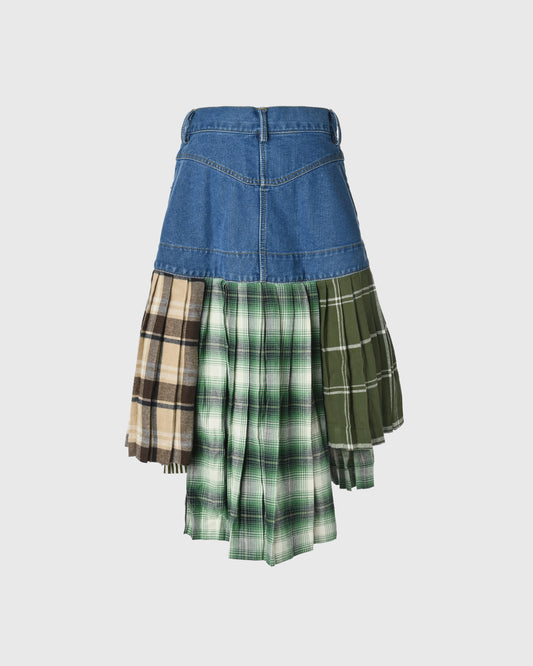 UR Mix Fabric Skirt URB-13