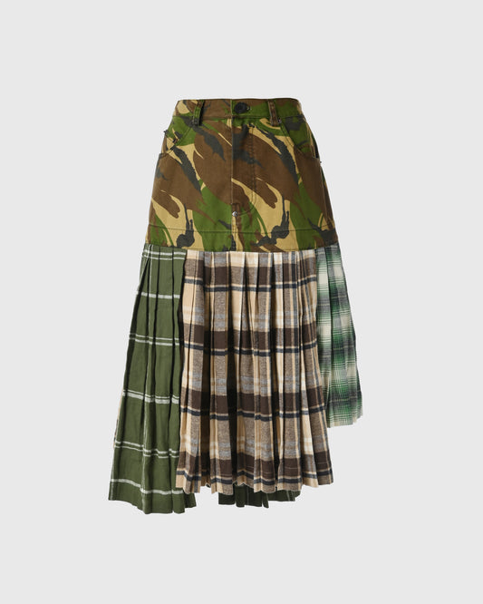 UR Mix Fabric Skirt URB-13