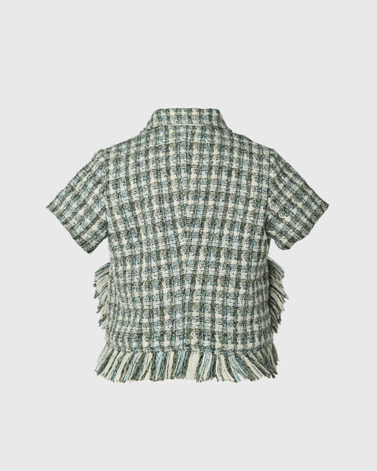 UR Tweed S/S Basic Collar Outer URO-12