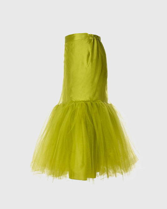 Lakon Indonesia - Tulle Long Skirt F325 Rok Wanita Midi Formal – Bawahan Wanita