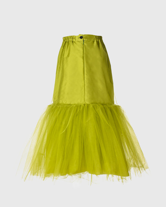 Lakon Indonesia - Tulle Long Skirt F325 Rok Wanita Midi Formal – Bawahan Wanita