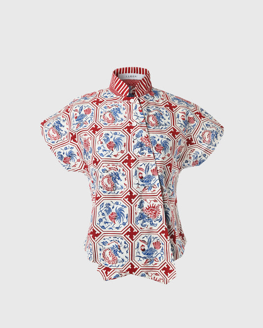 CNY25 Beskap Shirt S/S PMT-11 Benji Red