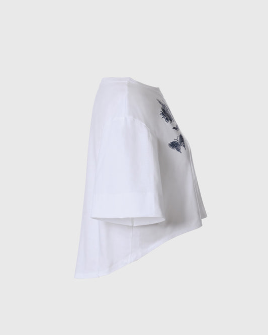 LR S/S Basic Crop Tee LWT-012