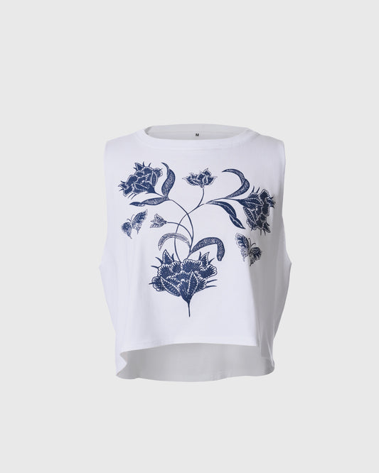 LR S/less Crop Tee LWT-013