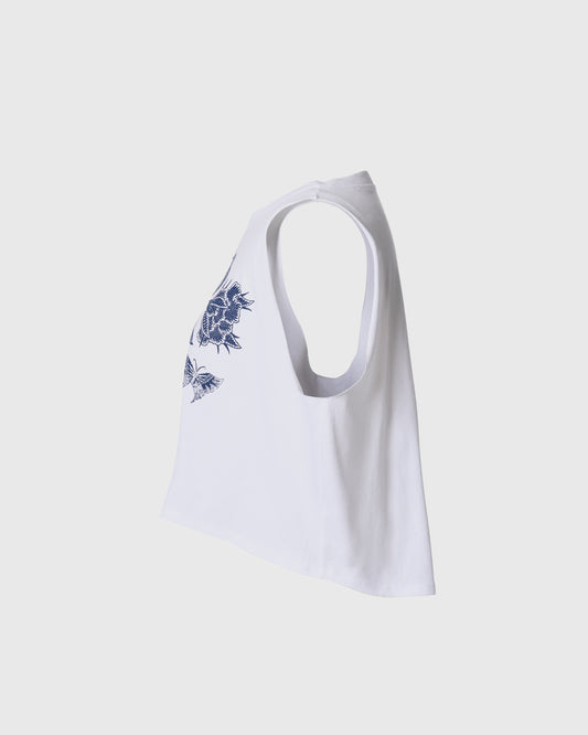 LR S/less Crop Tee LWT-013