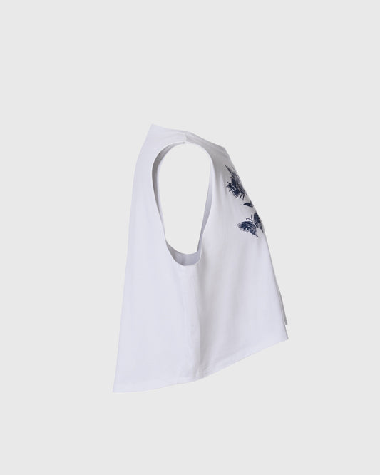 LR S/less Crop Tee LWT-013