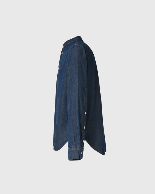 Basic Denim Mao Collar Shirt URT-05