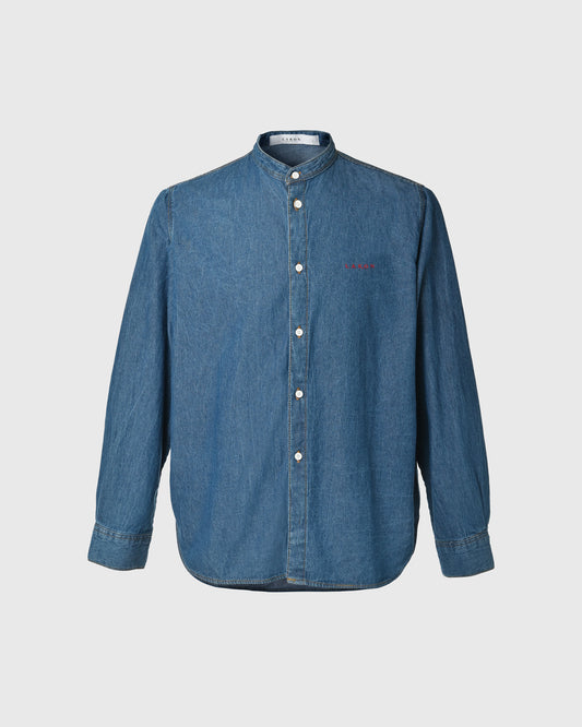 Basic Denim Mao Collar Shirt URT-05