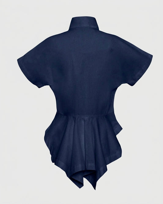 Lakon Beskap Wanita Harsa Peplum Shirt HRT-01 Poplin