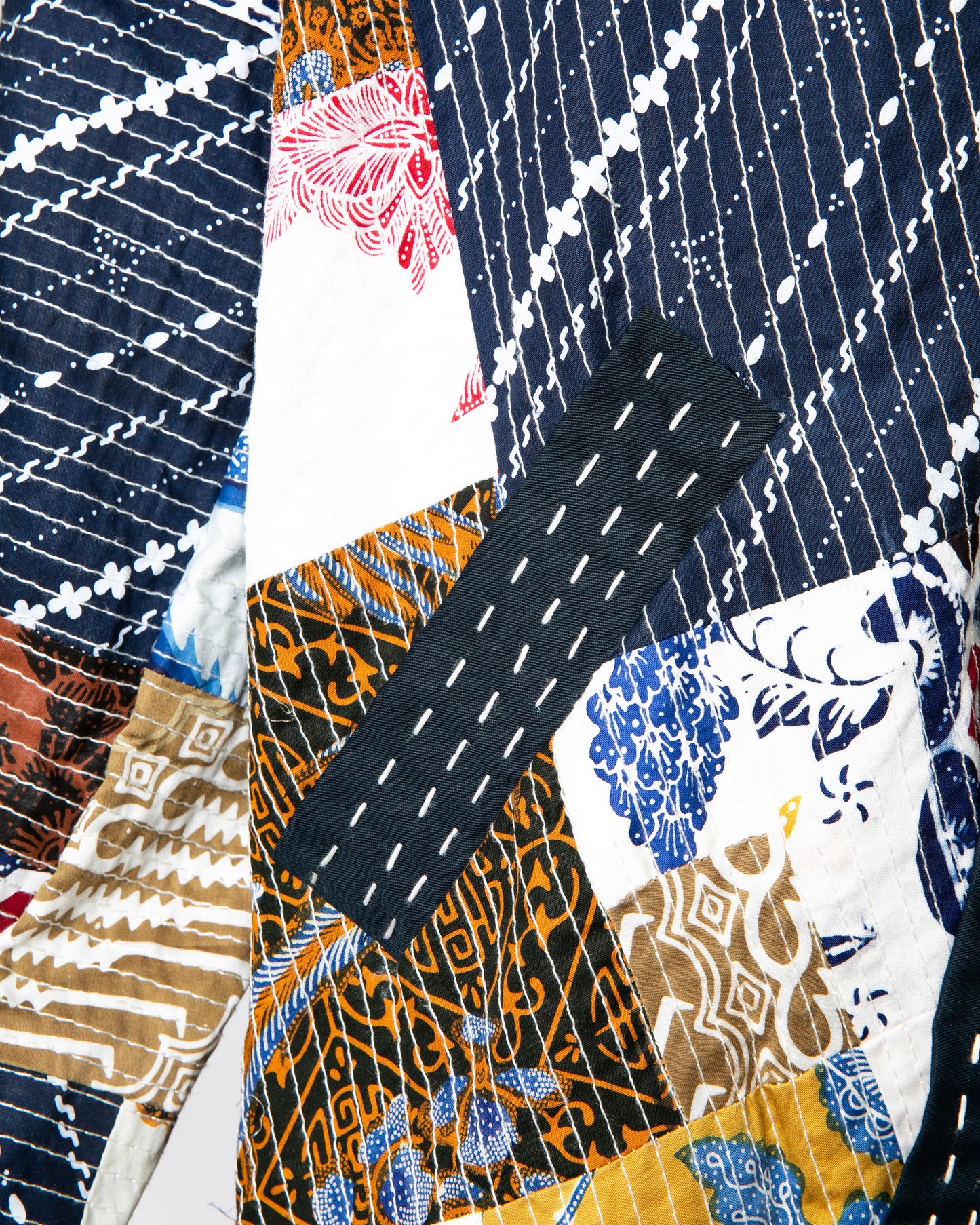 Kimono Outer Batik Patchwork Long