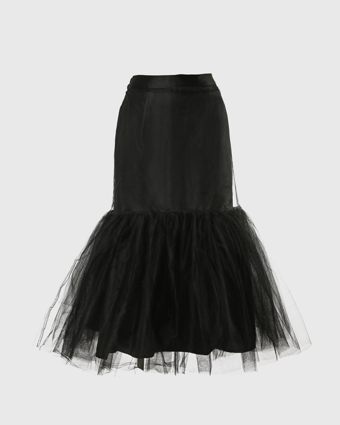 F325 Tulle Long Skirt
