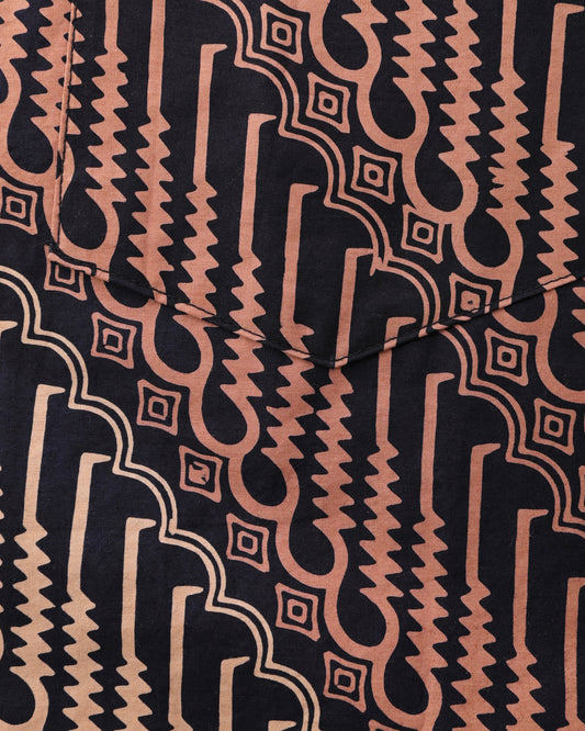 Basic S/S Shirt Batik Cap Parang Seno Kecil - F226