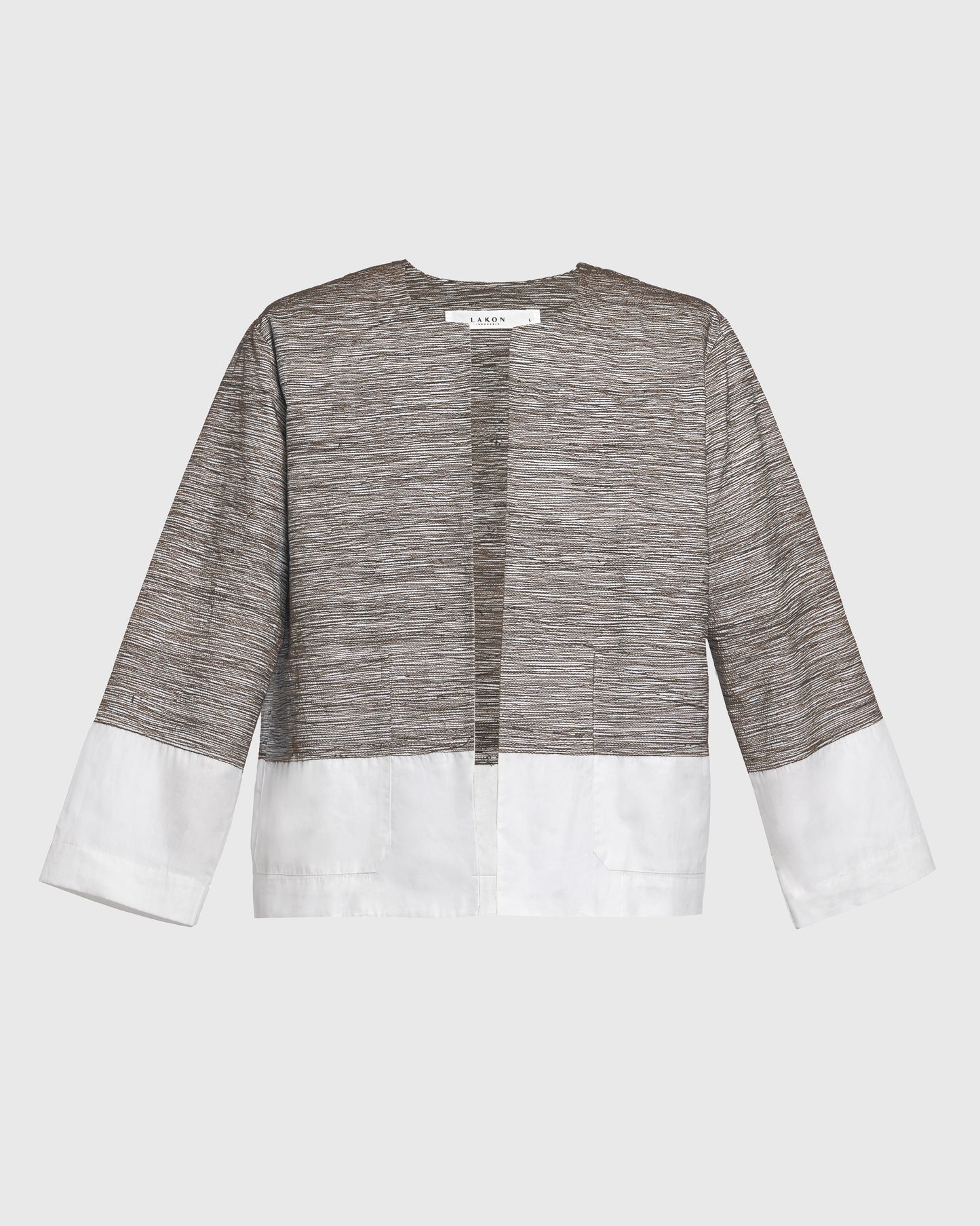 Round Neck Abstract Tread Outer - Unisex - F226