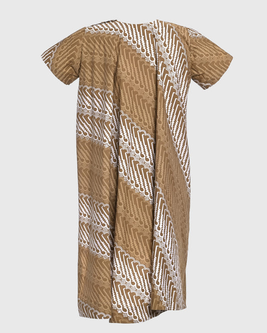 Hi Low Blouse Batik Cap Parang Seno Kecil - F226