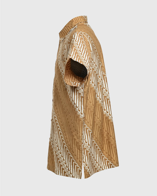 Basic S/S Shirt Batik Cap Parang Seno Kecil - F226