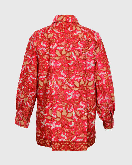 Lakon BTK Batik Shirt 3/4 Batik Bunga