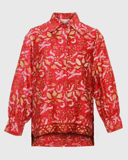 Lakon BTK Batik Shirt 3/4 Batik Bunga