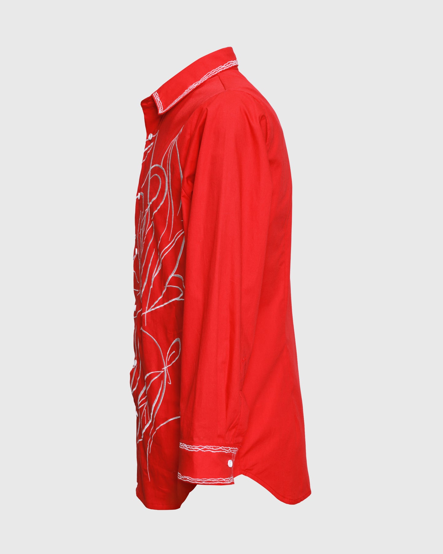 Lakon Kemeja Pria Harsa Flower Embroidery L/S Shirt HRT-02