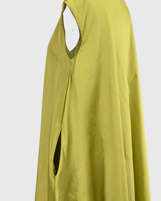 Cap Sleeve A-Line Dress - F126