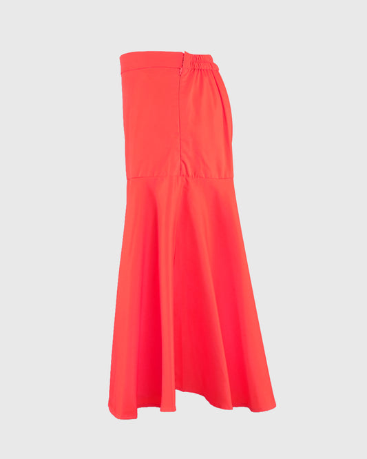 Fitted Hip A-line Skirt - F126