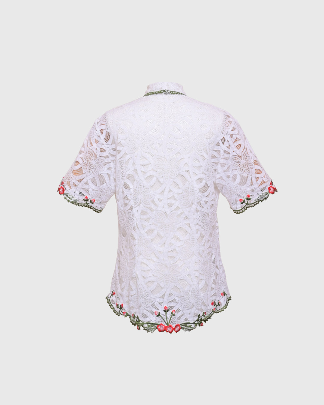 Lakon Indonesia - Kebaya Lace S/S LKBY-01 Off White - Kebaya Encim Baju Wanita Atasan Tradisional