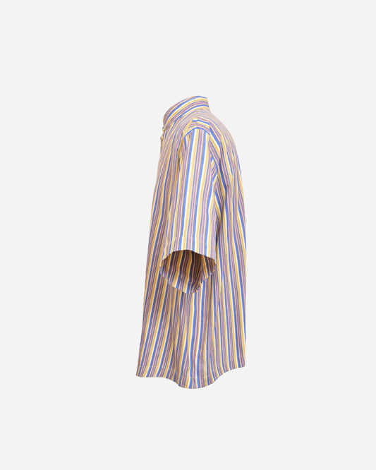 Lakon Indonesia - Beskap Lurik Shirt - Atasan Kemeja Pria