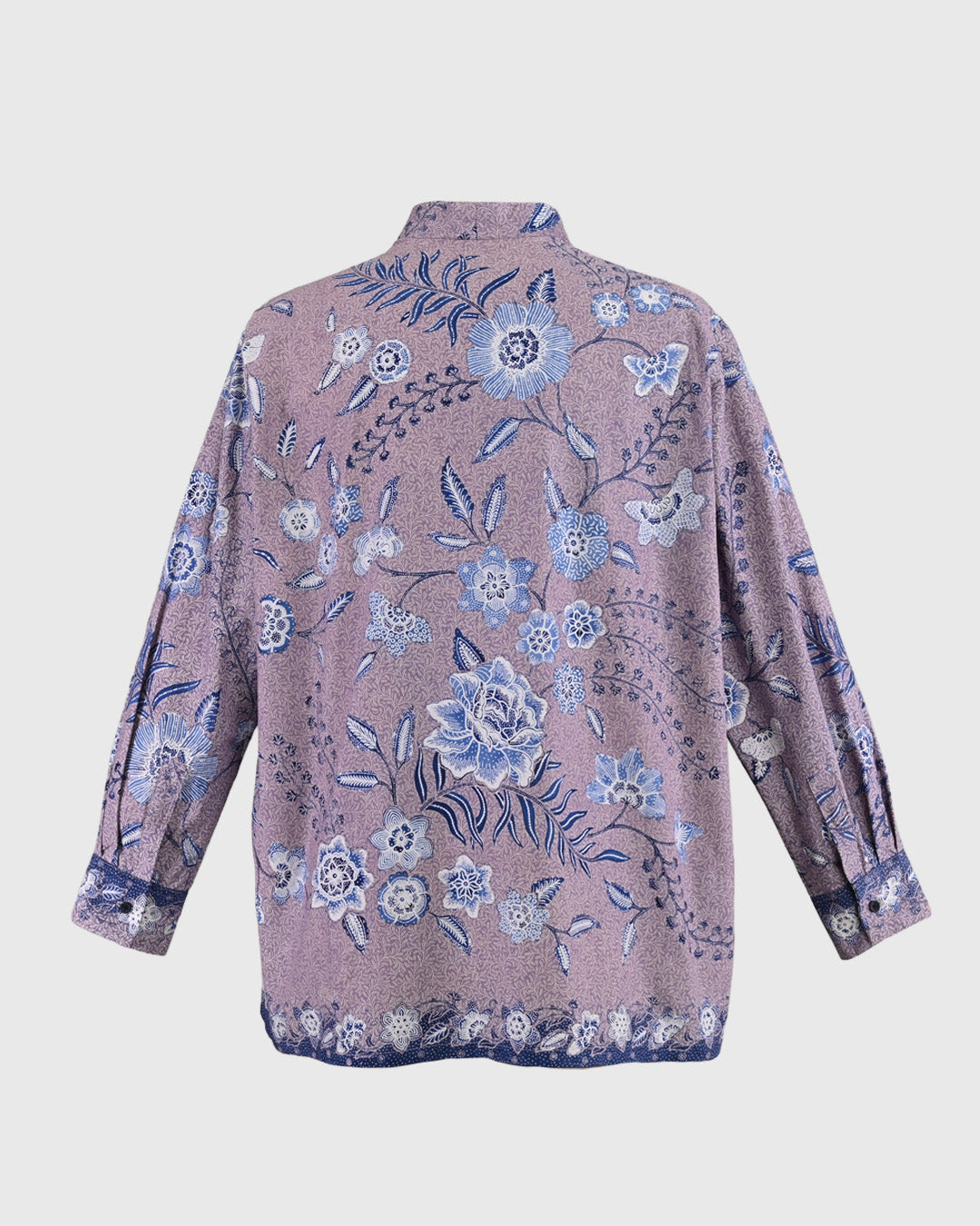 Men High Collar L/S Shirt - F126