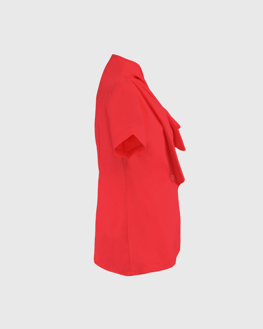 Ruffle Beskap Top - F126