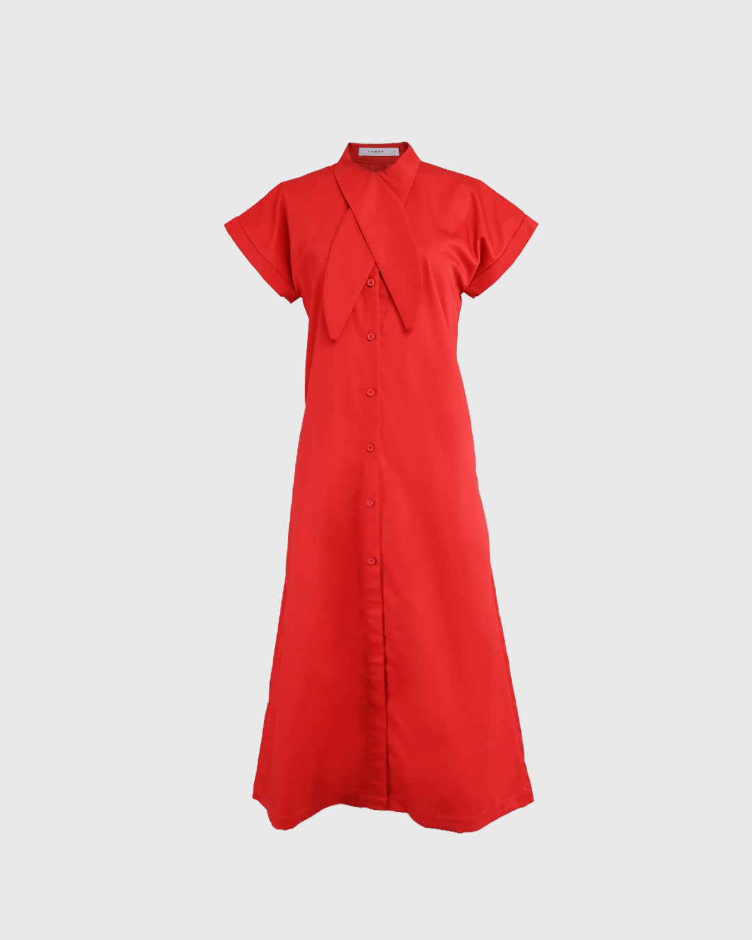 Tie Collar Dress - F126