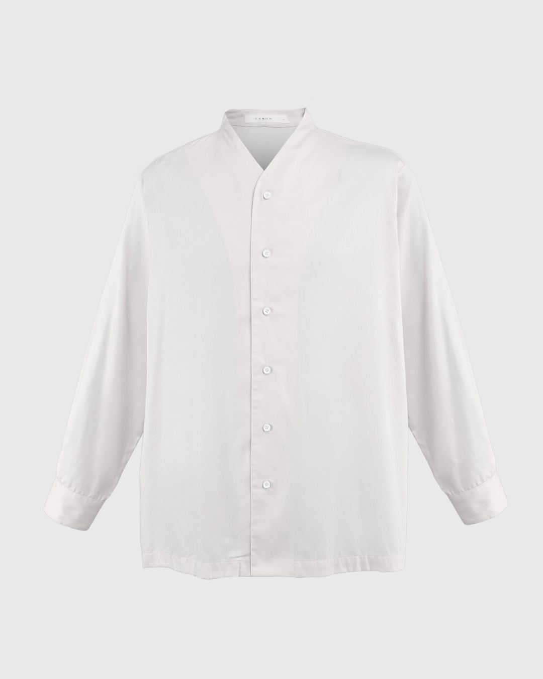 Men High Collar L/S Shirt - F126