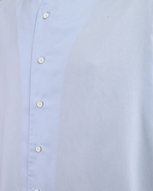 Men High Collar L/S Shirt - F126