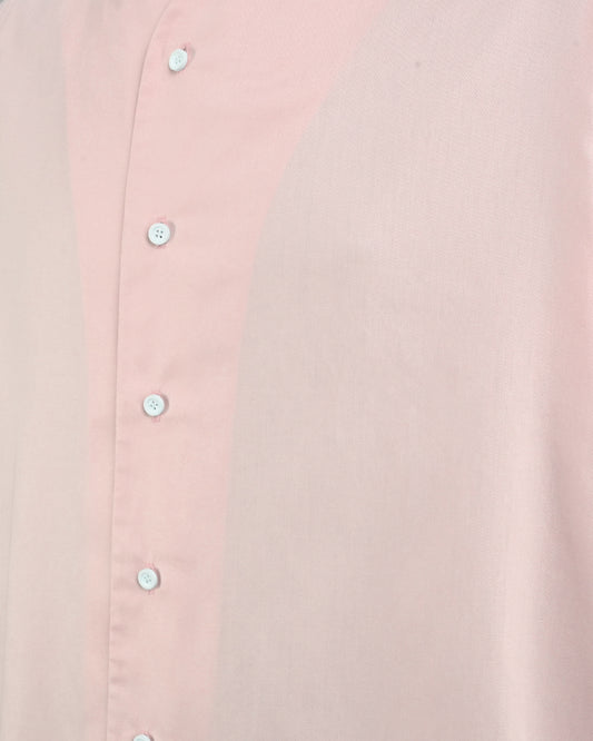 Men High Collar L/S Shirt - F126