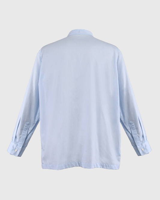 Men High Collar L/S Shirt - F126