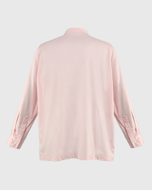 Men High Collar L/S Shirt - F126