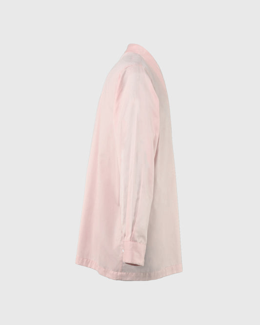 Men High Collar L/S Shirt - F126