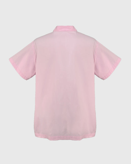 Men High Collar S/S Shirt - F126